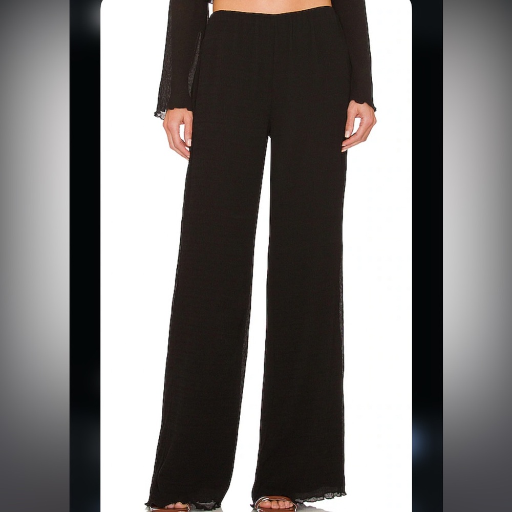 Madalena Pant in Black CAMILA COELHO Women's Wide-Leg Pants
